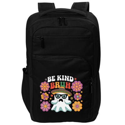 Be Kind Bruh Groovy Ghoul Unity Day Orange Women Halloween Impact Tech Backpack