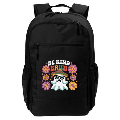 Be Kind Bruh Groovy Ghoul Unity Day Orange Women Halloween Backpack
