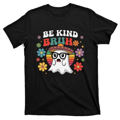 Be Kind Bruh Groovy Ghoul Unity Day Orange Women Halloween T-Shirt