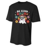 Be Kind Bruh Groovy Ghoul Unity Day Orange Women Halloween Performance Sprint T-Shirt