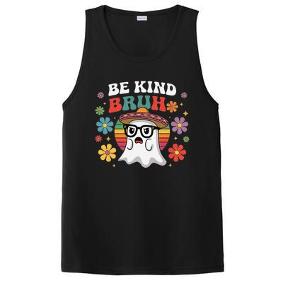 Be Kind Bruh Groovy Ghoul Unity Day Orange Women Halloween PosiCharge Competitor Tank