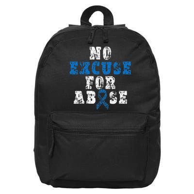 Be Kind Blue Sunflower Child Abuse Prevention Awareness 16 in Basic Backpack