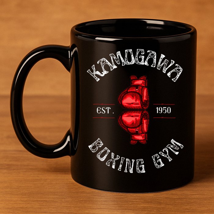 Boxing Kbg(Kamogawa) Boxing Gym Est 1950 11oz C Handle Ceramic Mug