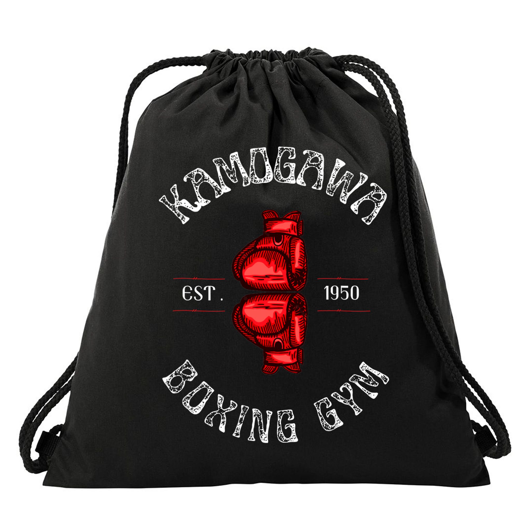 Boxing Kbg(Kamogawa) Boxing Gym Est 1950 Drawstring Bag
