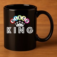 Bingo King 11oz C Handle Ceramic Mug