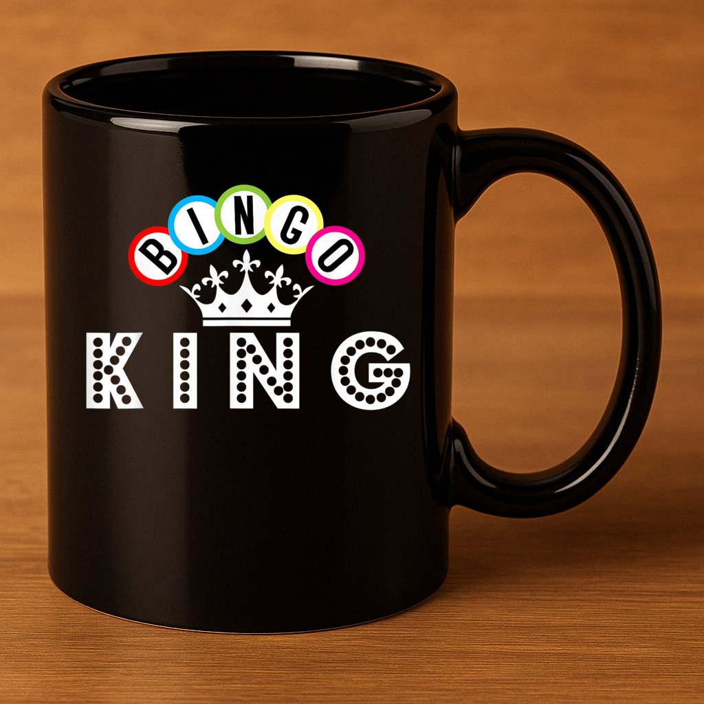 Bingo King 11oz C Handle Ceramic Mug