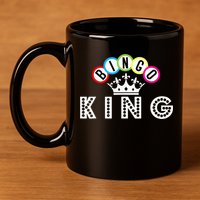 Bingo King 11oz C Handle Ceramic Mug