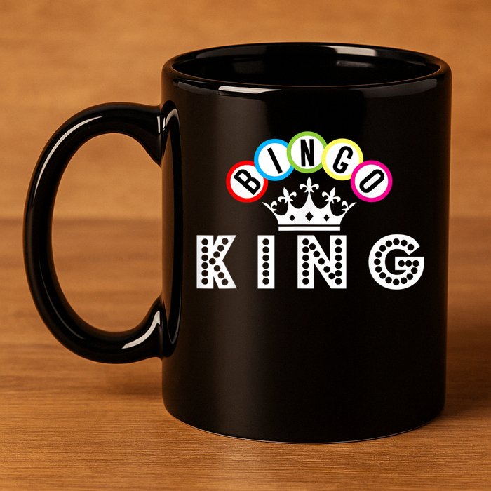 Bingo King 11oz C Handle Ceramic Mug