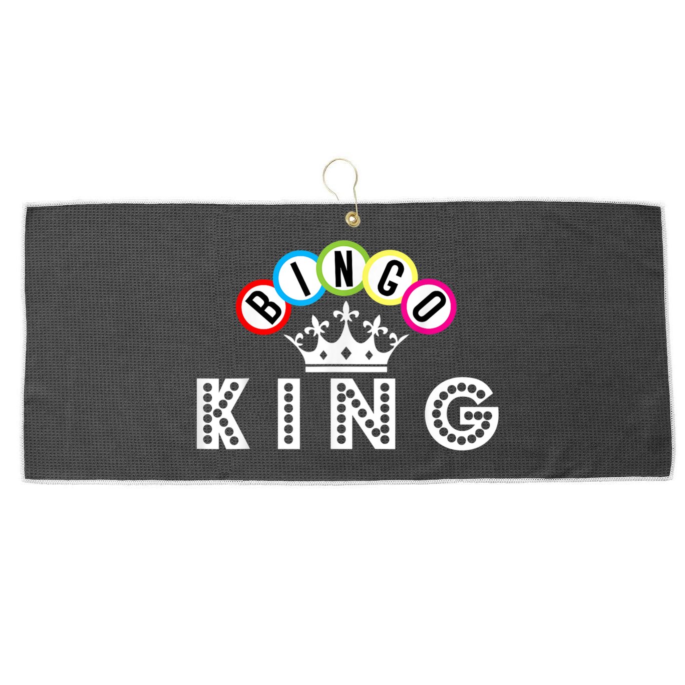 Bingo King Large Microfiber Waffle Golf Towel