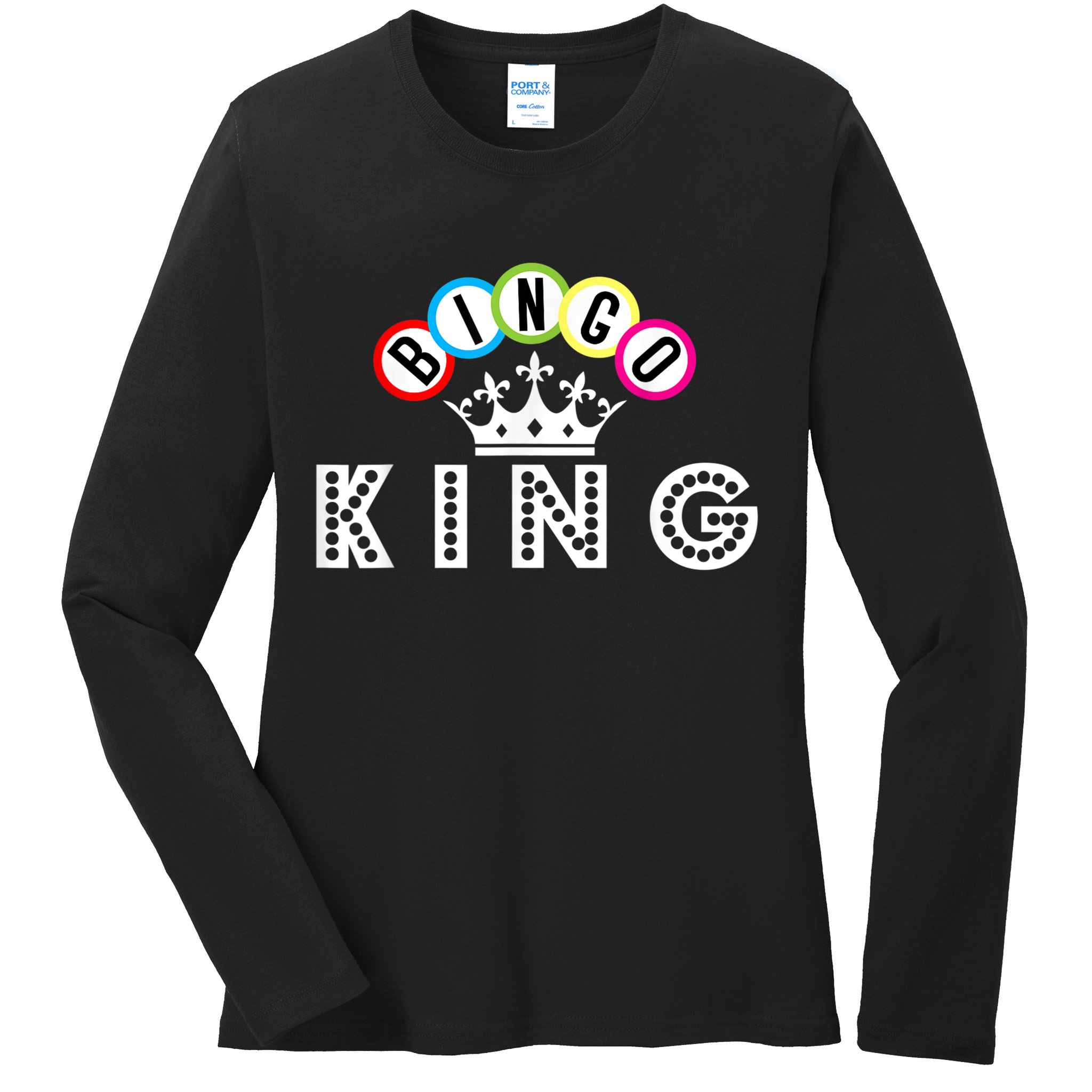 Bingo King Ladies Long Sleeve Shirt