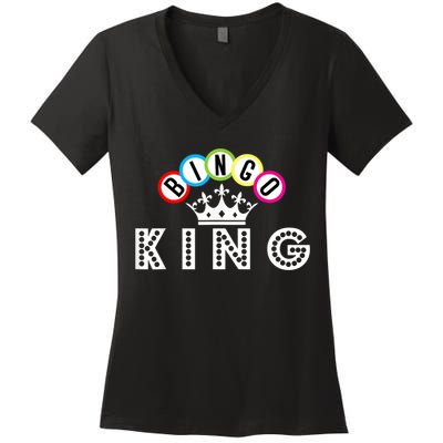 Bingo King Women's V-Neck T-Shirt