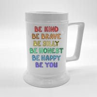 Be Kind Be Brave Be You Self Love Quote Beer Stein