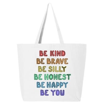 Be Kind Be Brave Be You Self Love Quote 25L Jumbo Tote