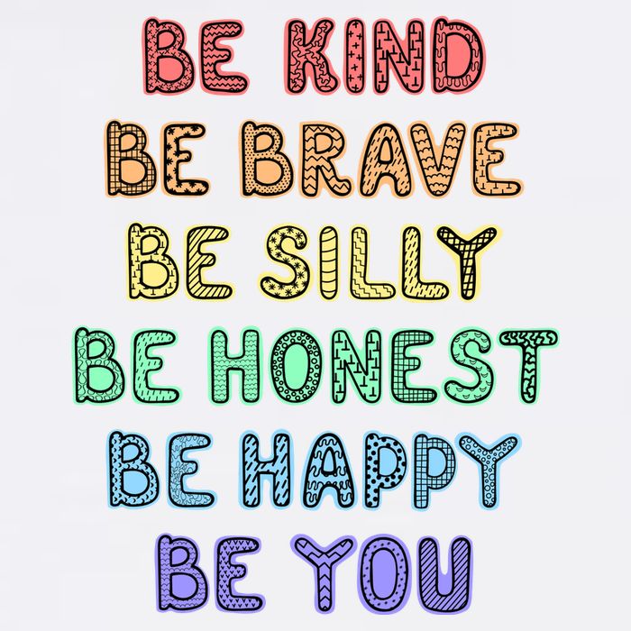 Be Kind Be Brave Be You Self Love Quote Baby Bodysuit
