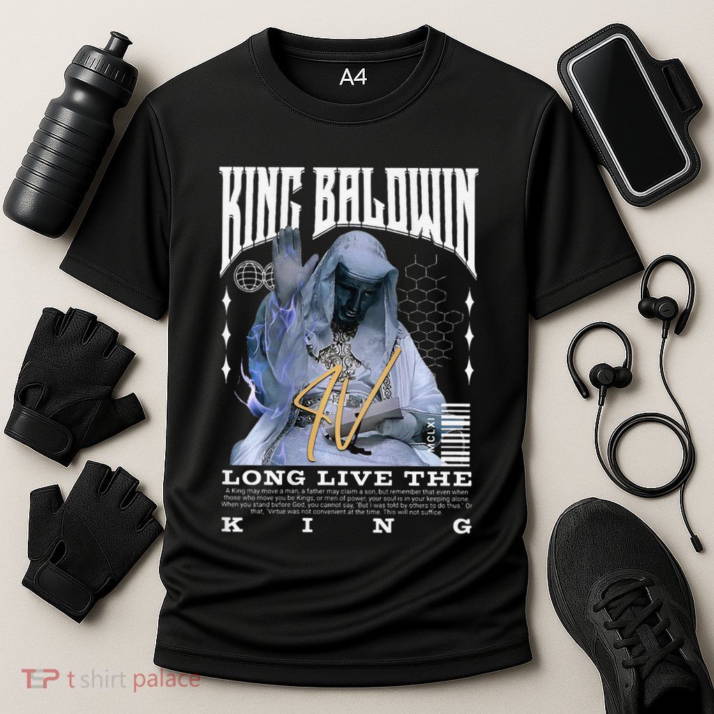 Backprint King Baldwin Iv Performance Shirt