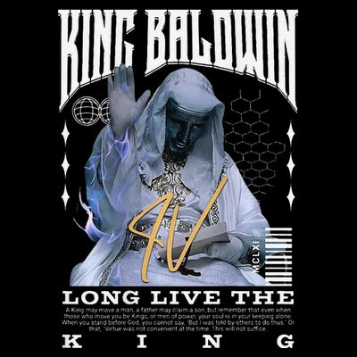 Backprint King Baldwin Iv T-Shirt