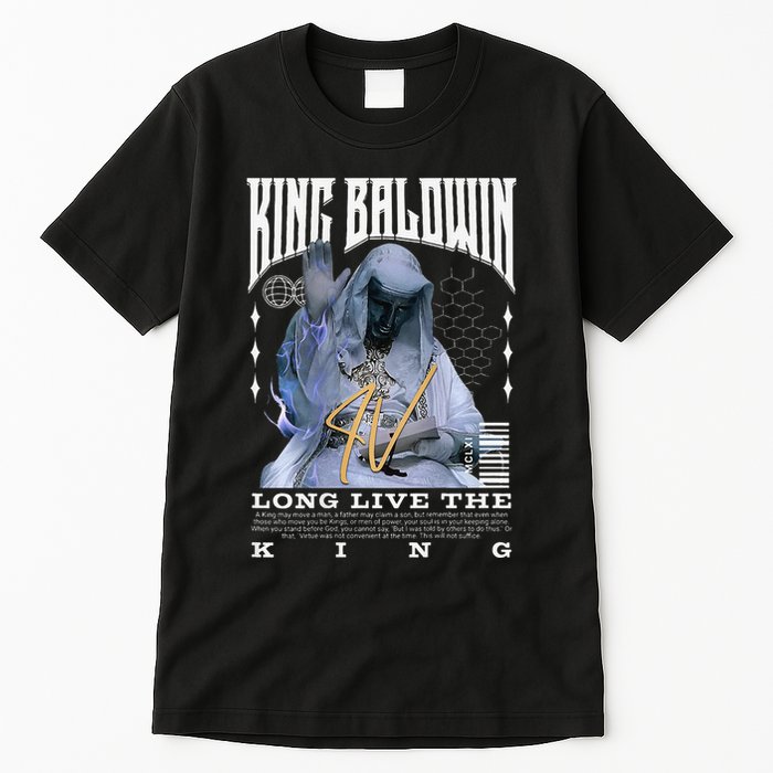 Backprint King Baldwin Iv Tall T-Shirt