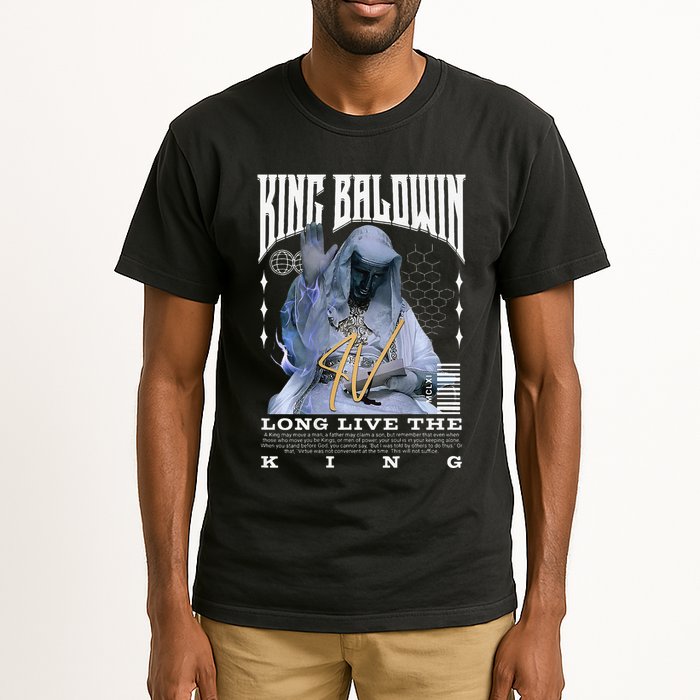 Backprint King Baldwin Iv Tall T-Shirt