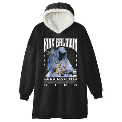 Backprint King Baldwin Iv Hooded Wearable Blanket