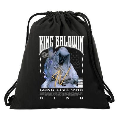 Backprint King Baldwin Iv Drawstring Bag