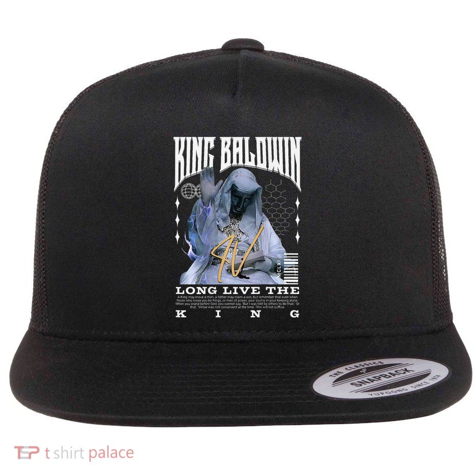 Backprint King Baldwin Iv Flatbill Hat