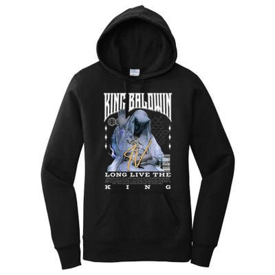 Backprint King Baldwin Iv Women's Pullover Hoodie