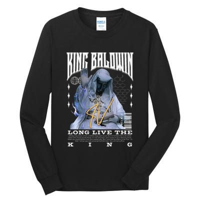 Backprint King Baldwin Iv Tall Long Sleeve T-Shirt