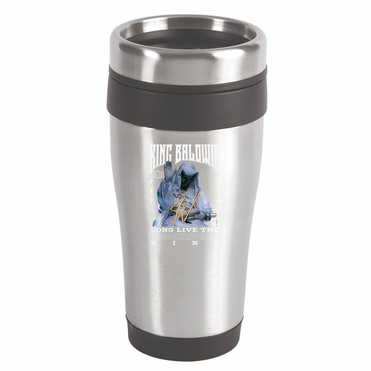 Backprint King Baldwin Iv 16oz Travel Tumbler