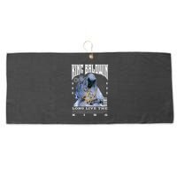 Backprint King Baldwin Iv Large Microfiber Waffle Golf Towel