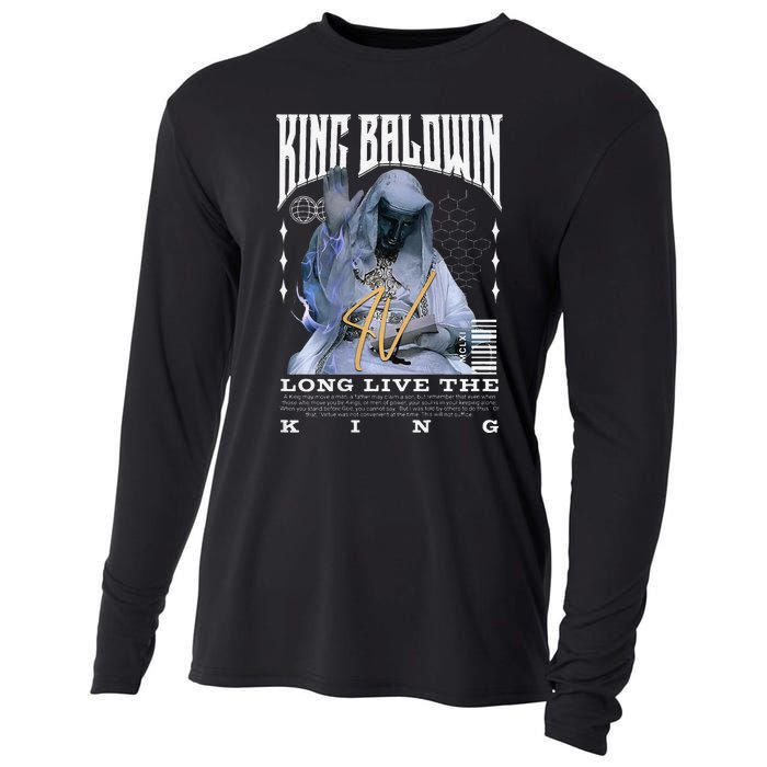 Backprint King Baldwin Iv Cooling Performance Long Sleeve Crew