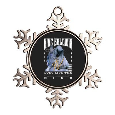 Backprint King Baldwin Iv Metallic Star Ornament