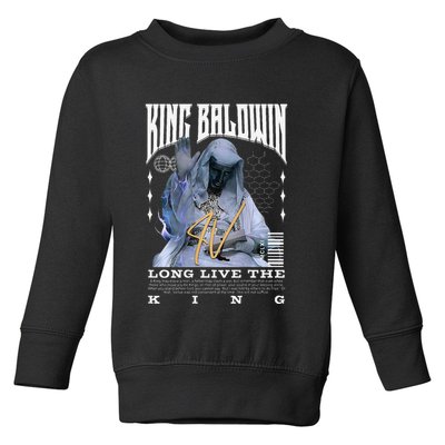 Backprint King Baldwin Iv Toddler Sweatshirt