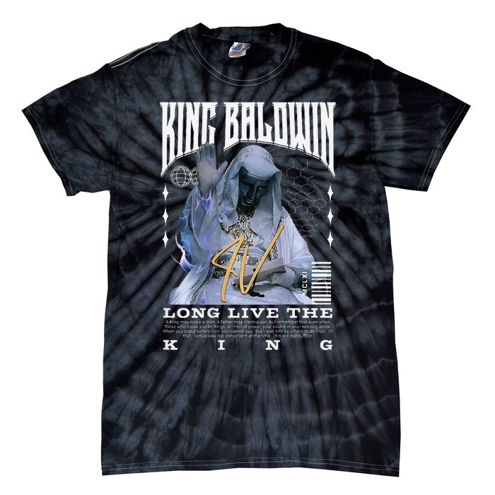 Backprint King Baldwin Iv Tie-Dye T-Shirt