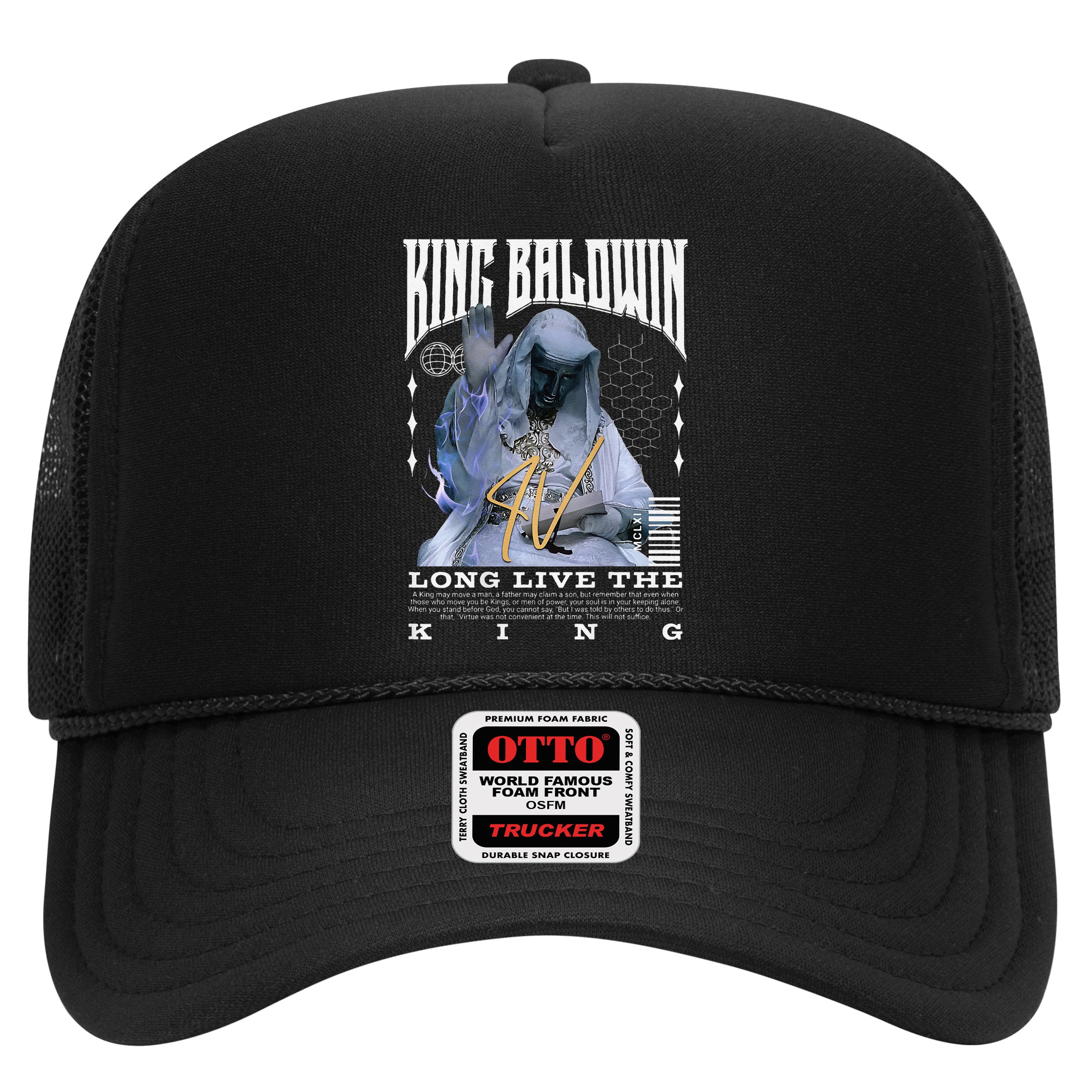 Backprint King Baldwin Iv Hat