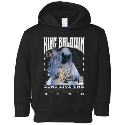 Backprint King Baldwin Iv Toddler Hoodie
