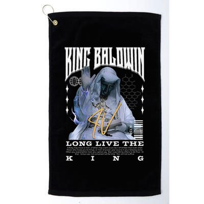 Backprint King Baldwin Iv Golf Towel