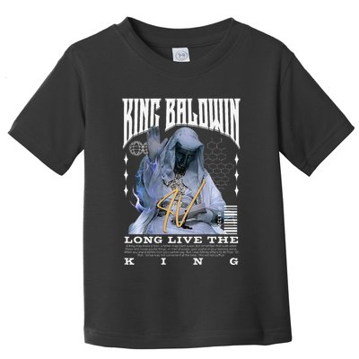 Backprint King Baldwin Iv Toddler T-Shirt