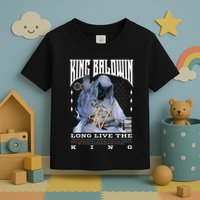 Backprint King Baldwin Iv Toddler T-Shirt