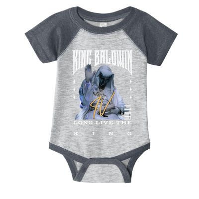 Backprint King Baldwin Iv Infant Baby Jersey Bodysuit