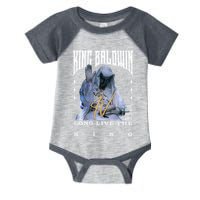 Backprint King Baldwin Iv Infant Baby Jersey Bodysuit