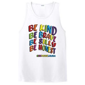 Be Kind Be Brave Be Silly Be Honest Be #Bemorelaura PosiCharge Competitor Tank