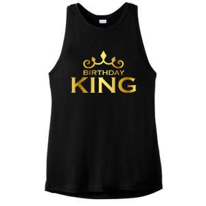 Birthday King Crown Funny Bday Squad Birthday Squad Party Ladies PosiCharge Tri-Blend Wicking Tank