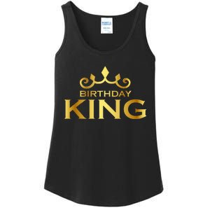 Birthday King Crown Funny Bday Squad Birthday Squad Party Ladies Essential Tank