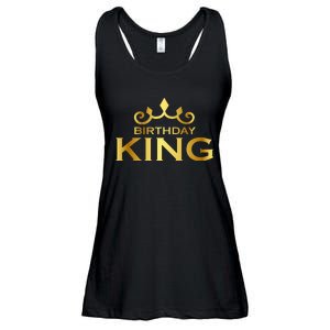 Birthday King Crown Funny Bday Squad Birthday Squad Party Ladies Essential Flowy Tank