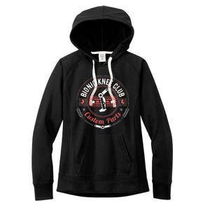 Bionic Knee Club Custom Parts Knee Replacement Women's Fleece Hoodie