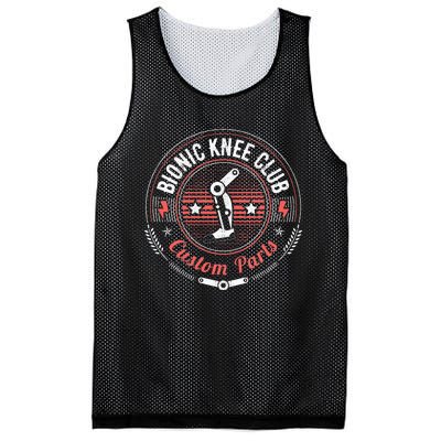 Bionic Knee Club Custom Parts Knee Replacement Mesh Reversible Basketball Jersey Tank