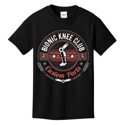 Bionic Knee Club Custom Parts Knee Replacement Kids T-Shirt