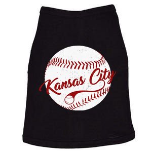 Baseball Kansas City Love Blue Color Royal National Pastime Doggie Tank