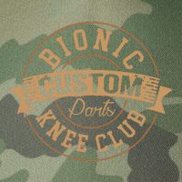 Bionic Knee Club Custom Parts Recover After Surgery Gag Legacy Tie Dye Trucker Hat