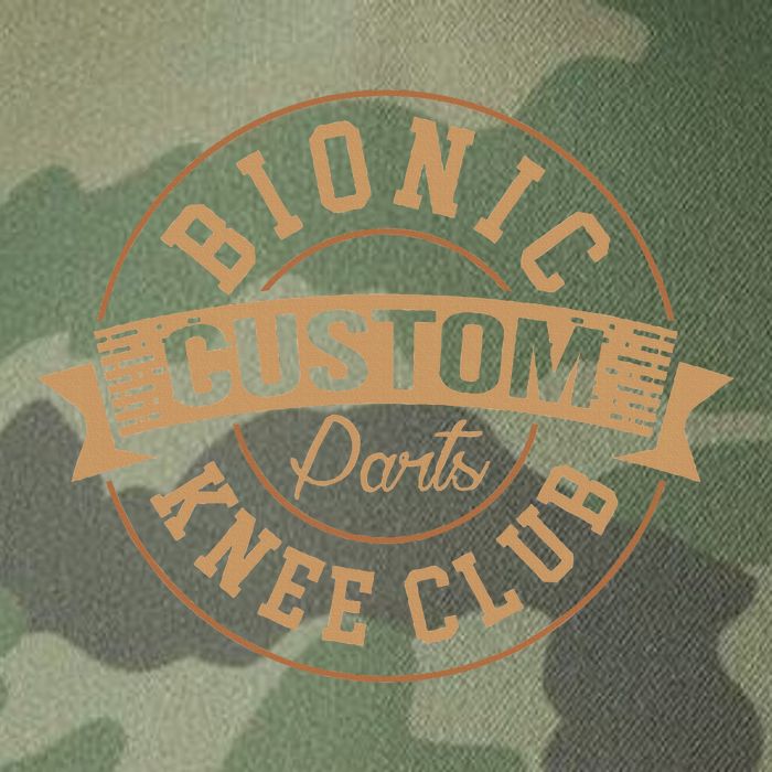 Bionic Knee Club Custom Parts Recover After Surgery Gag Legacy Tie Dye Trucker Hat